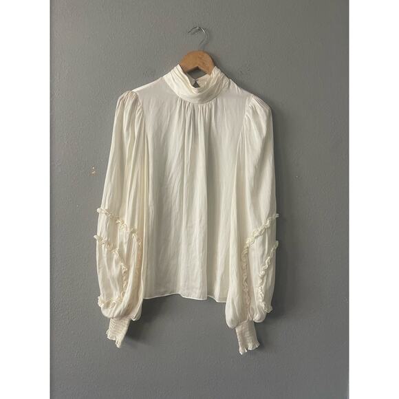 RAMY BROOK Carissa Mock-Neck Blouse - Picture 7 of 13